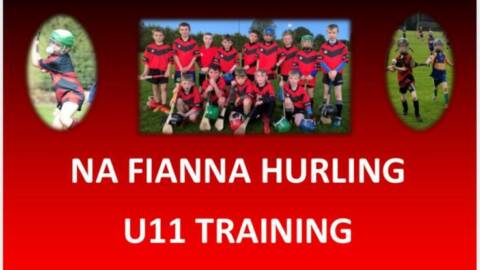 Na Fianna Hurling U11 Training